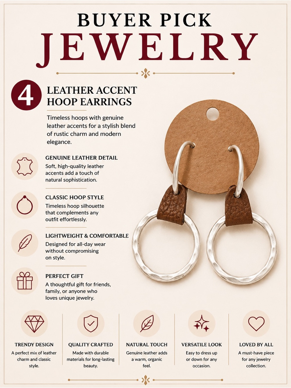 BUY NOW: Buyer Pick- Wo Hoo Earrings - Picture 5 of 13
